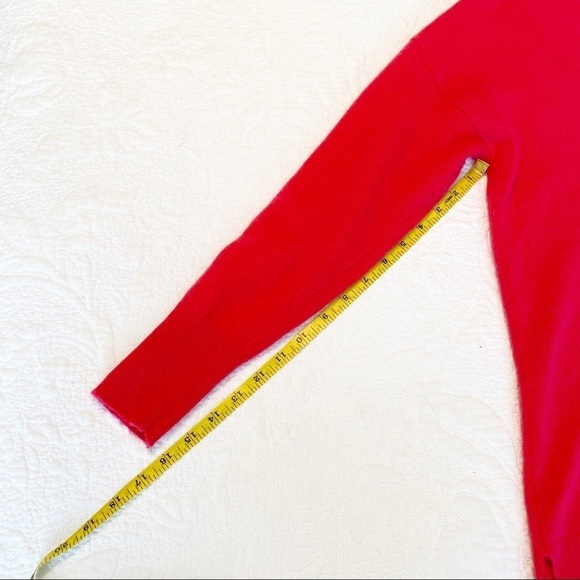 Halogen 100% Cashmere V-Neck Pink Sweater - XL - Picture 9 of 10